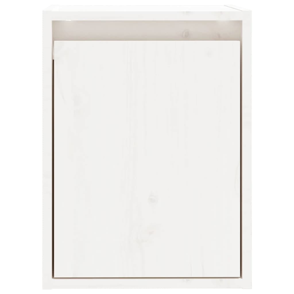 2 darab fehér tömör fenyőfa faliszekrény 100 x 30 x 35 cm