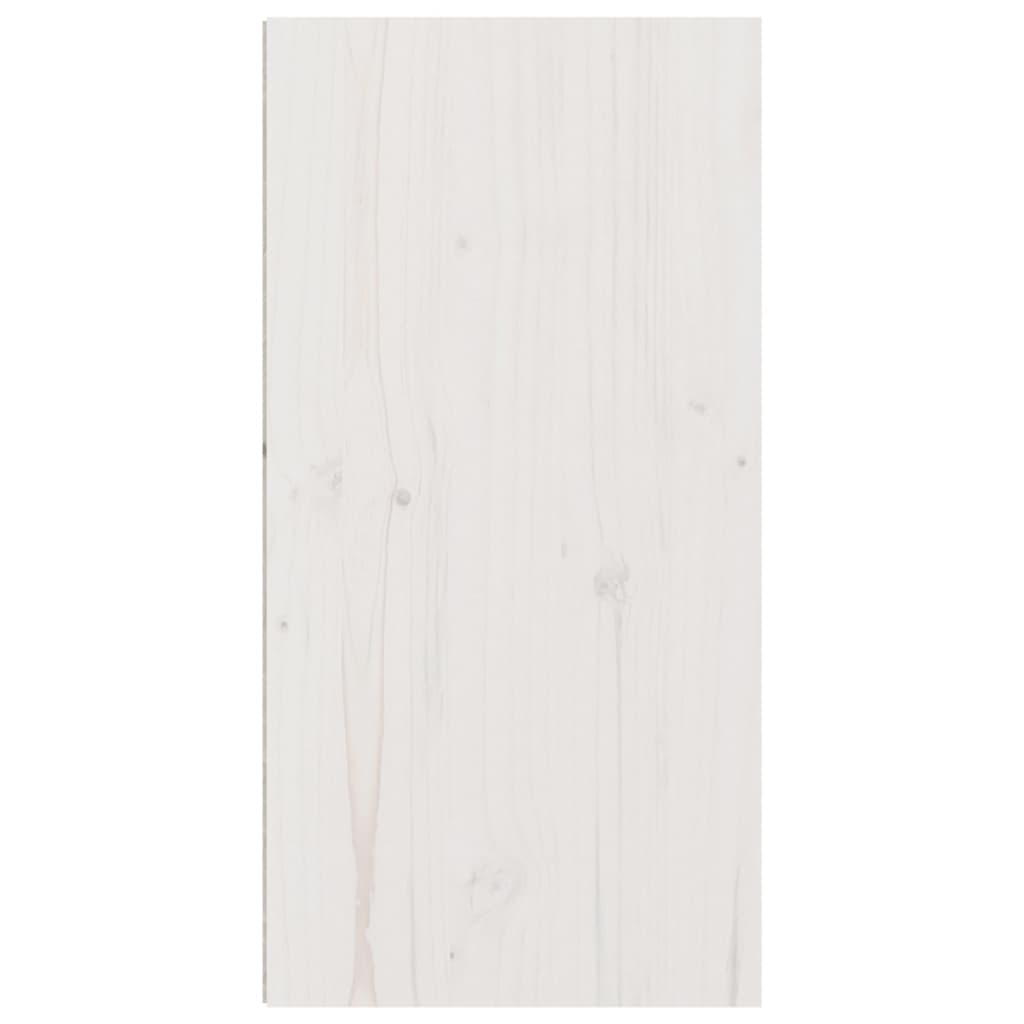 2 db fehér tömör fenyőfa faliszekrény 30 x 30 x 60 cm