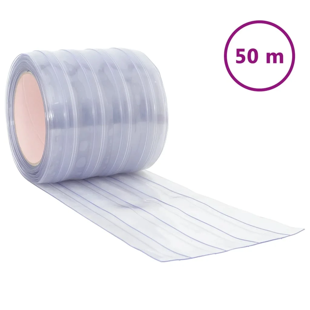átlátszó PVC ajtófüggöny 200 mm x 2 mm 50 m