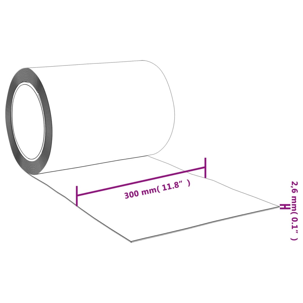 Piros PVC ajtófüggöny 300 mm x 3 mm 25 m