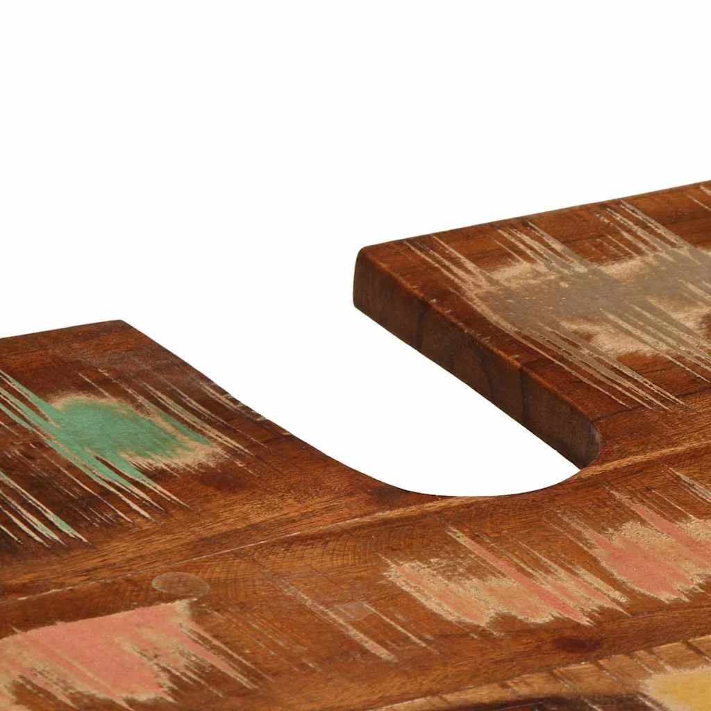 Fürdőszoba bútor szett 4 pcs Szilárd újrahasznosított fa