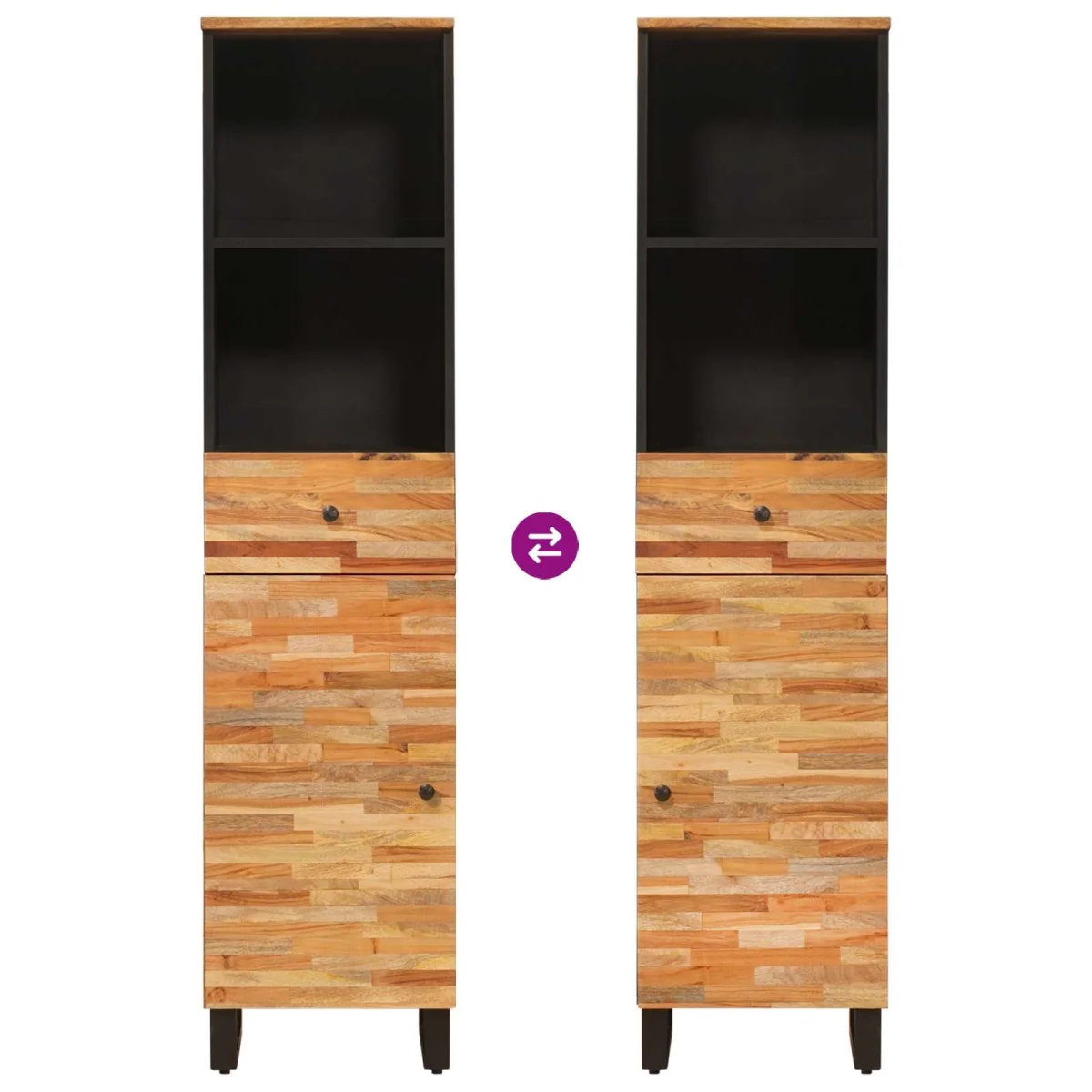 Fürdőszoba Székény fiókkal Artisan tölgy 38 x 33 x 160 cm