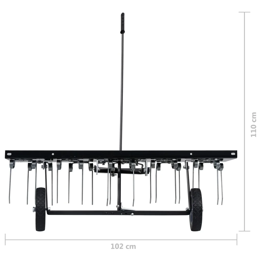 Irtóborona fűnyíró traktorhoz 100 cm