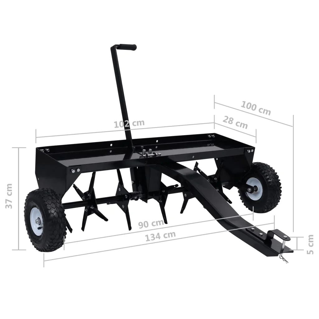 Gyepszellőztető fűnyíró traktorhoz 102 cm