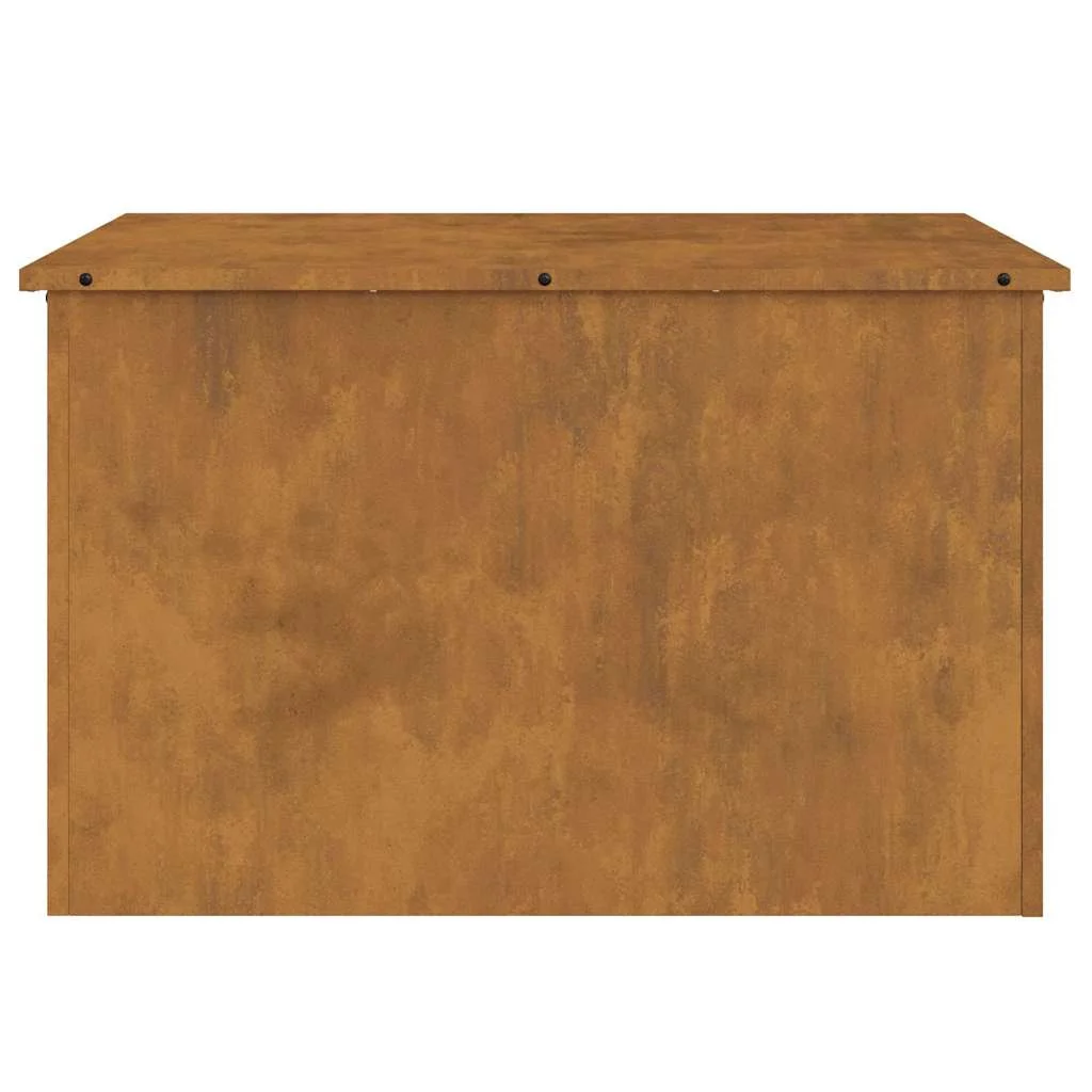 Kültéri Tároló Doboz Barna 80 x 50.5 x 50 cm időjárásálló acél