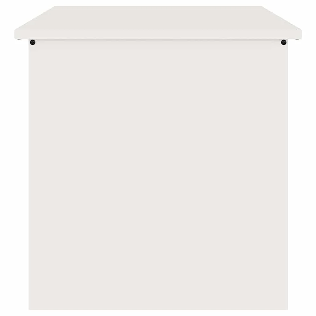 Kültéri Tároló Doboz tárolóval Fehér 55 x 50.5 x 50 cm