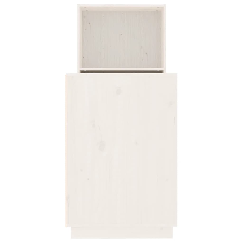 Fehér tömör fenyőfa íróasztal 110x53x117 cm