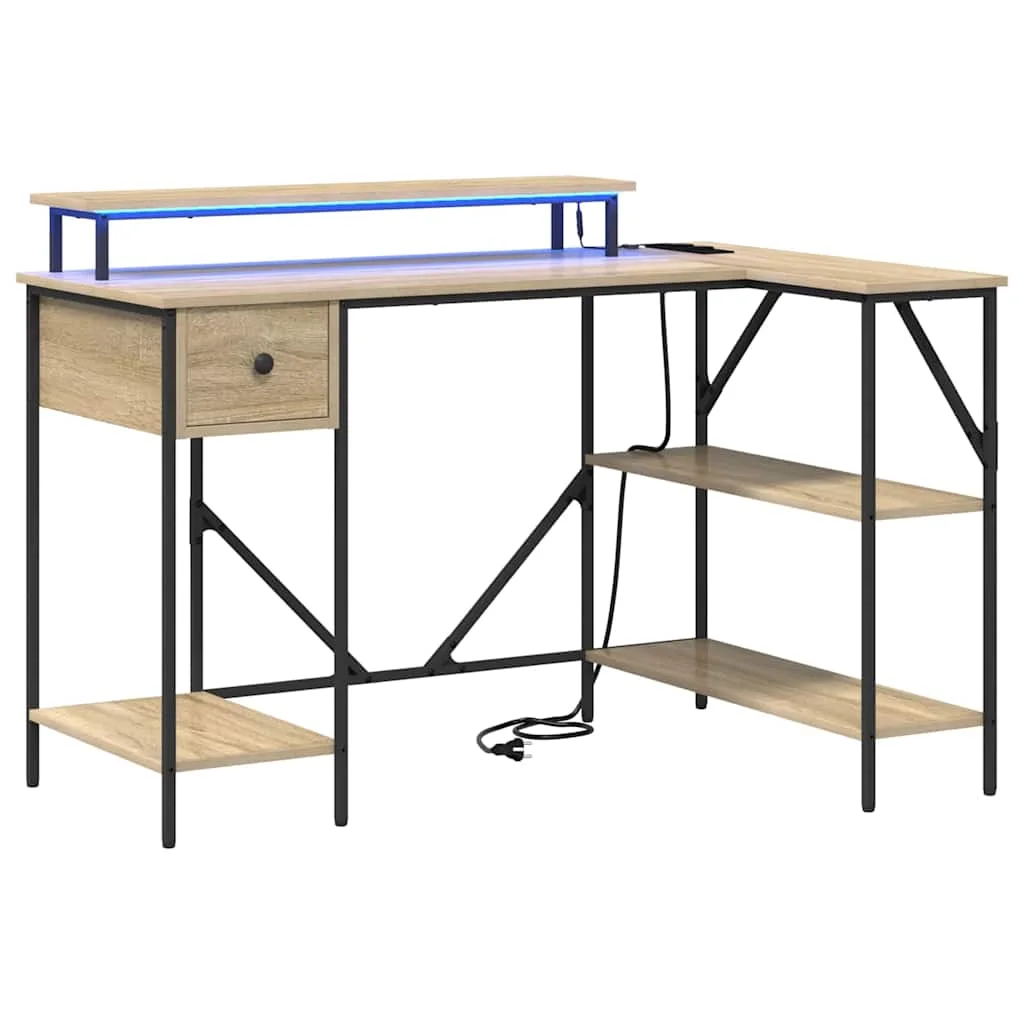 Asztal sonoma tölgy 120 x 79 x 86.5 cm Faanyag