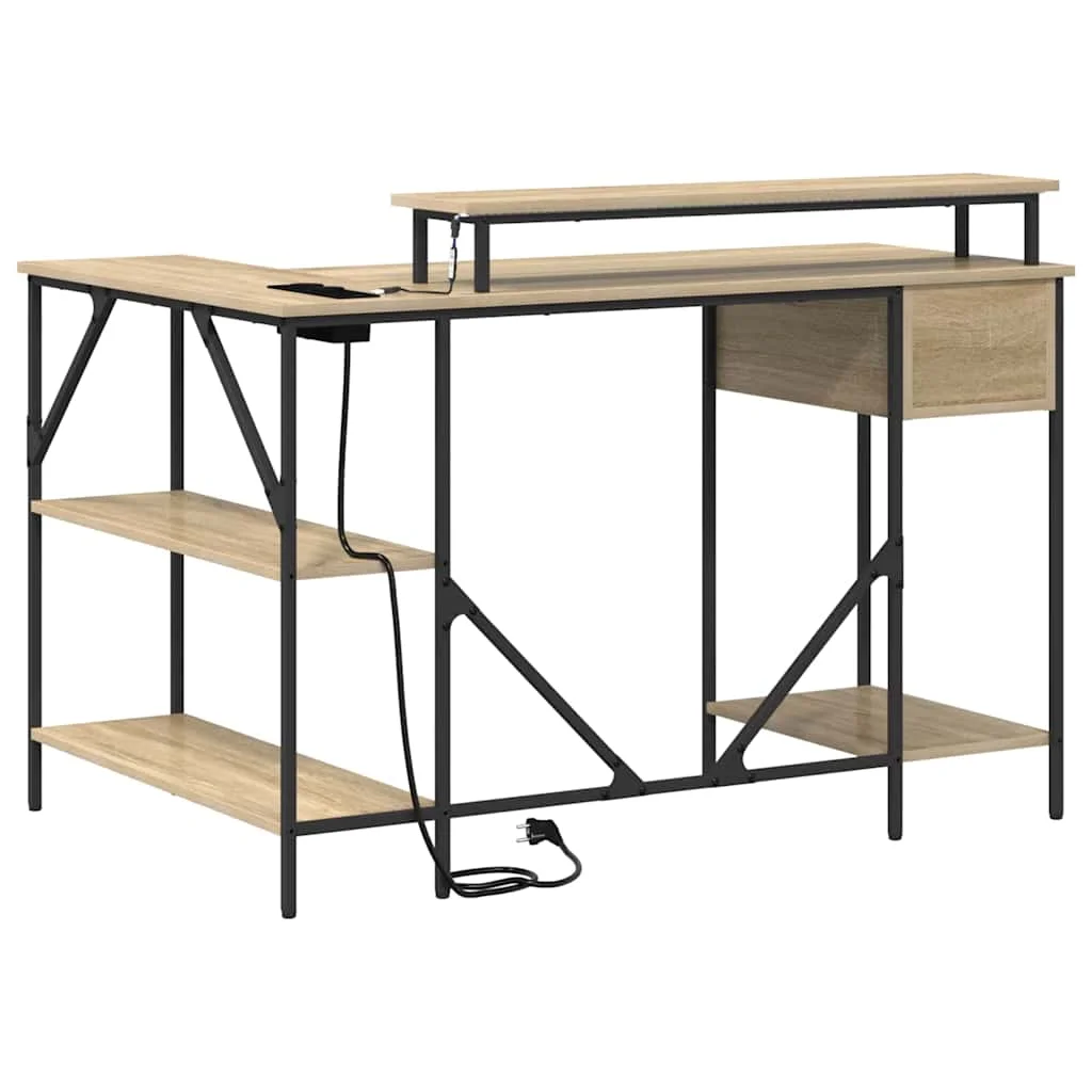 Asztal sonoma tölgy 120 x 79 x 86.5 cm Faanyag