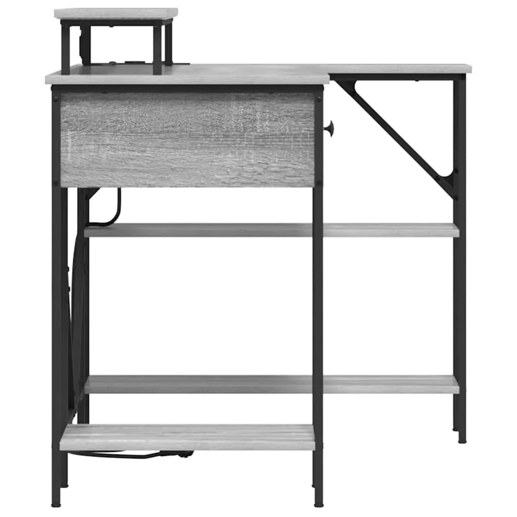 Asztal Szürke sonoma 120 x 79 x 86.5 cm Faanyag