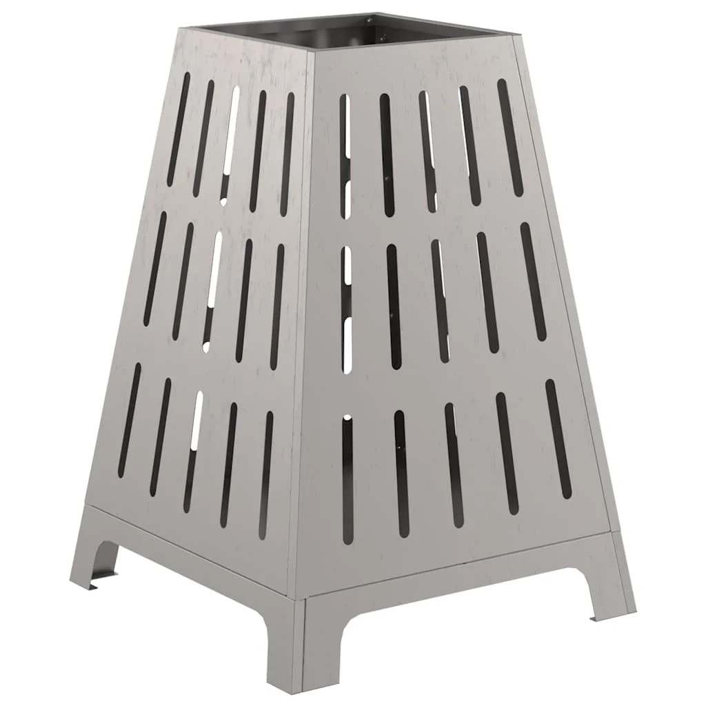 Tűzrakóhely Négyzetes 50x50x70 cm Időjárásálló Acél