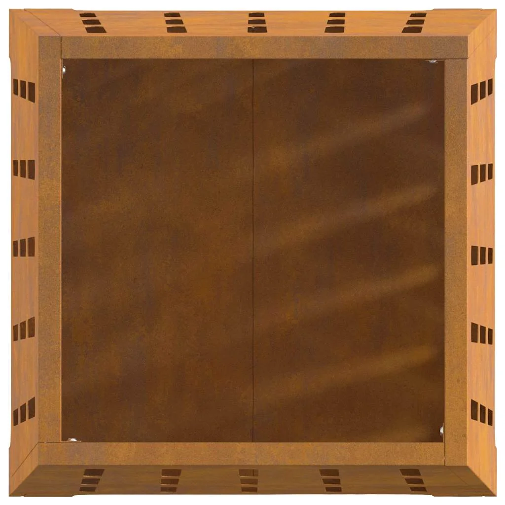 Tűzrakóhely Négyzetes 50x50x70 cm Időjárásálló Acél