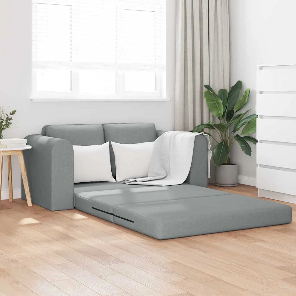 Kanapéágy 60cm Világosszürke szövet