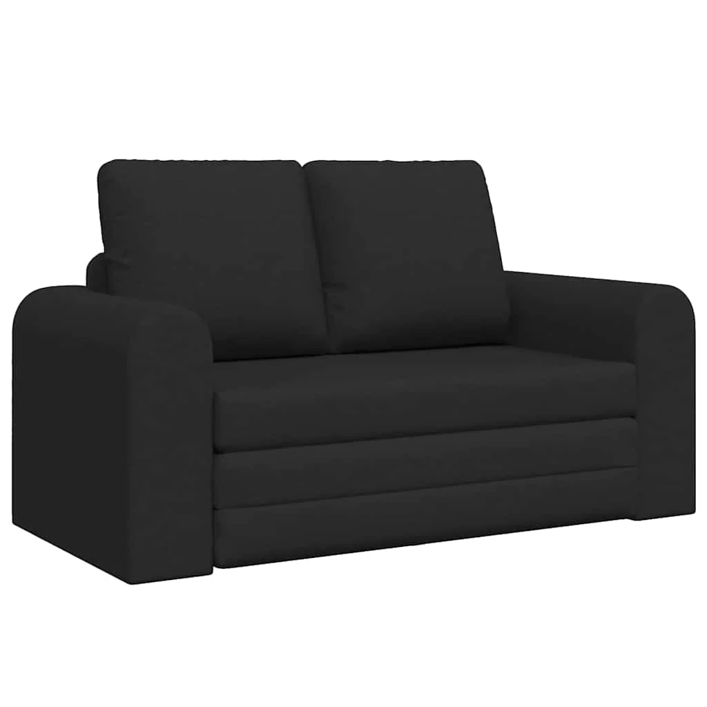 Kanapéágy 60cm Fekete szövet