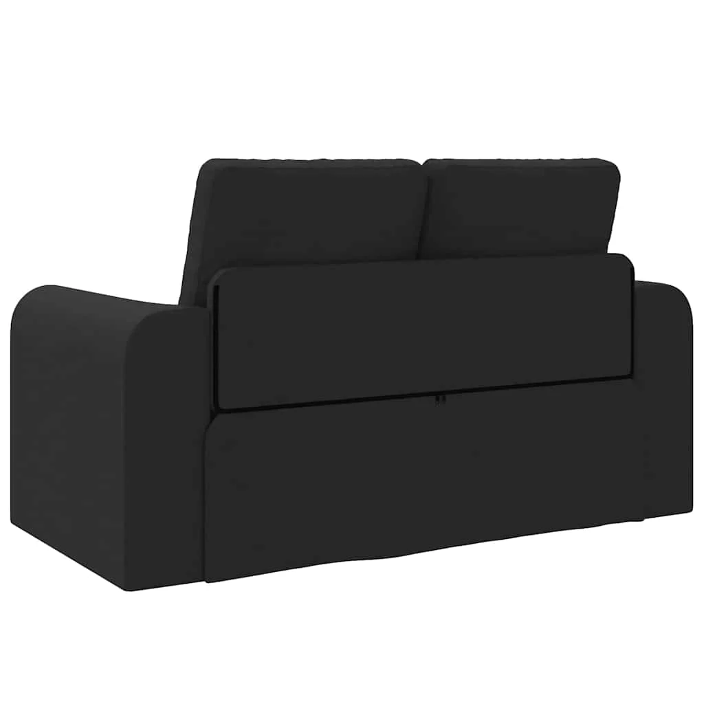 Kanapéágy 60cm Fekete szövet