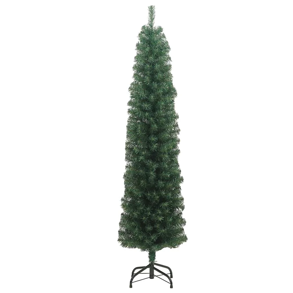 Mű karácsonyfa 300 LED-del Zöld 180 cm PVC, acél és műanyag