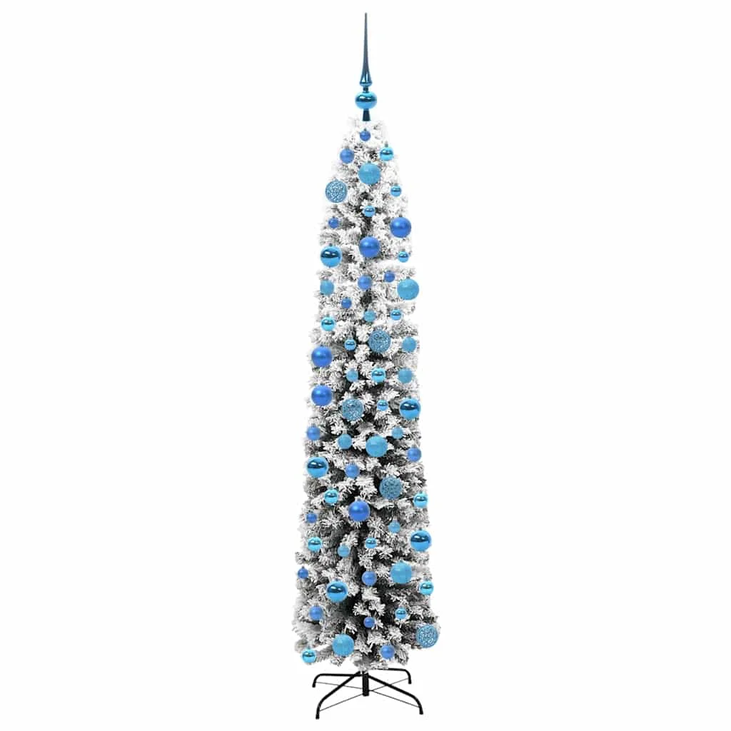 Mű karácsonyfa 300 LED-del Zöld 180 cm PVC, acél és műanyag