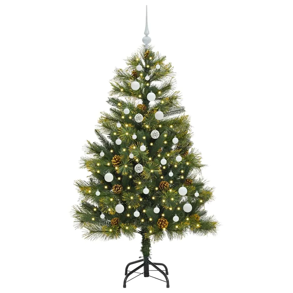Műanyag Hajtogatós Karácsonyfa Tojásokkal Zöld 150 cm