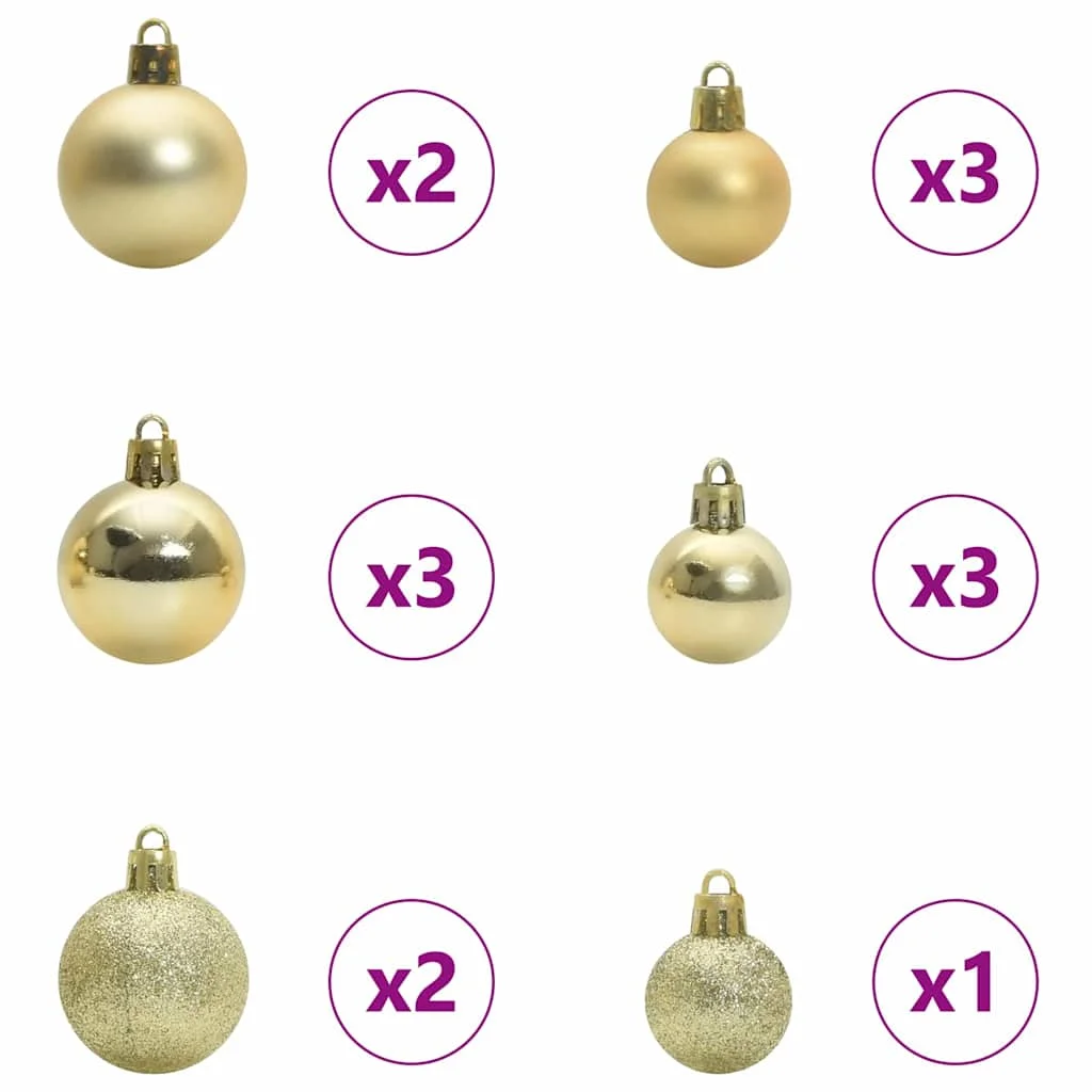 Mű karácsonyfa 150 LED-del Zöld 150 cm PVC és Fém és Műanyag