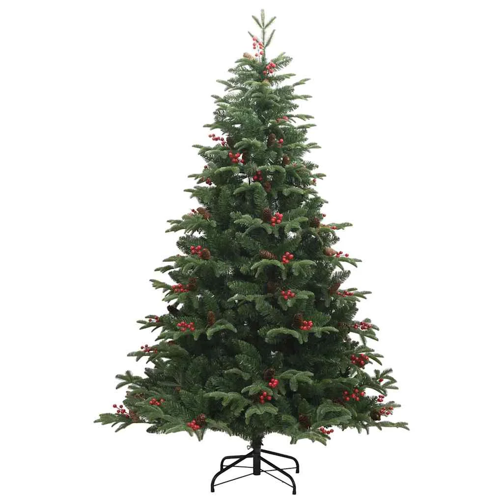 Mű karácsonyfa 300 LED-del Zöld 180 cm PVC és Fém és Műanyag