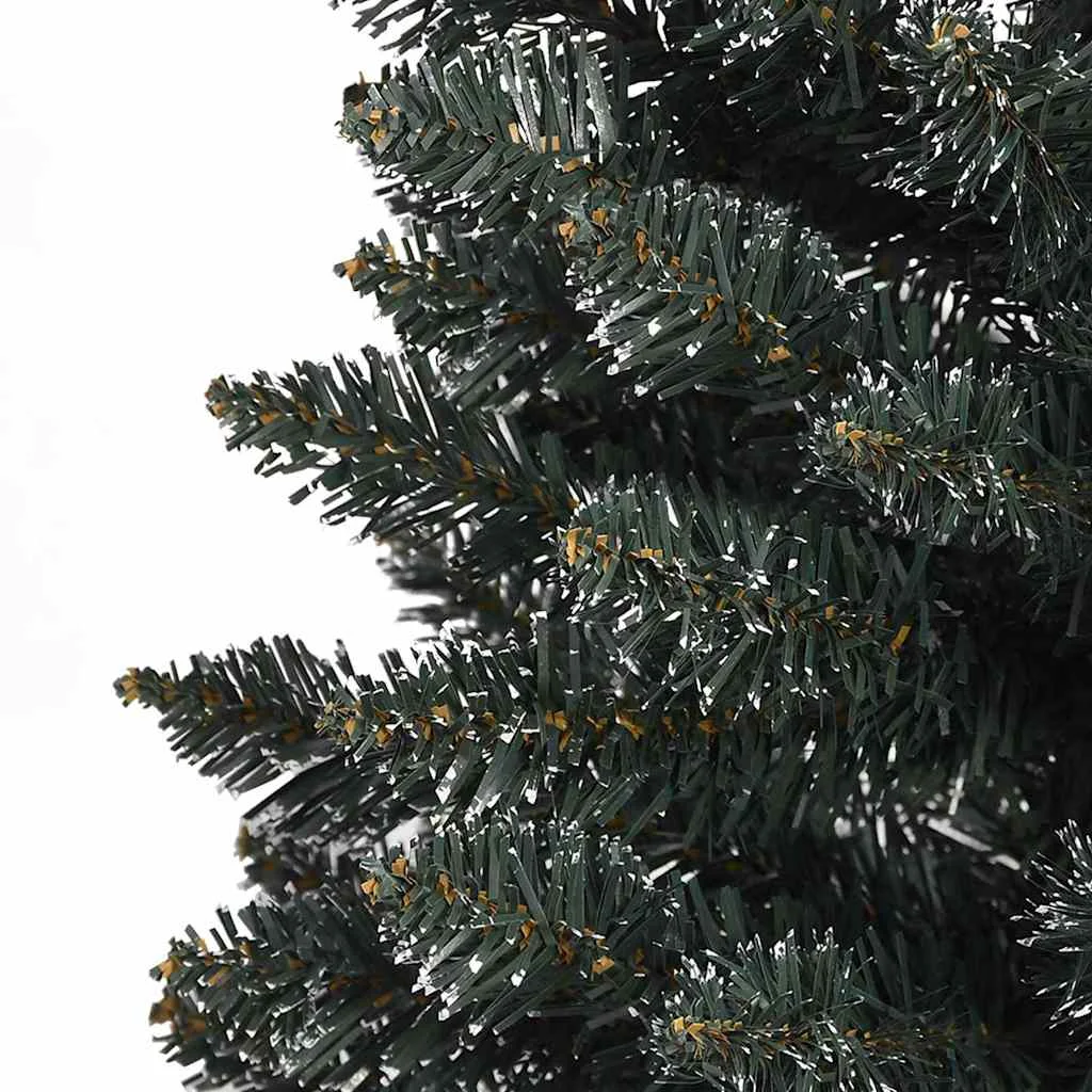 Mű karácsonyfa 300 LED-del Zöld 240 cm PVC és Műanyag és Acél