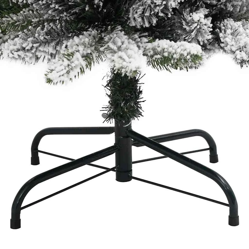 Mű karácsonyfa 300 LED-del Fehér 180 cm PVC és Fém és Műanyag