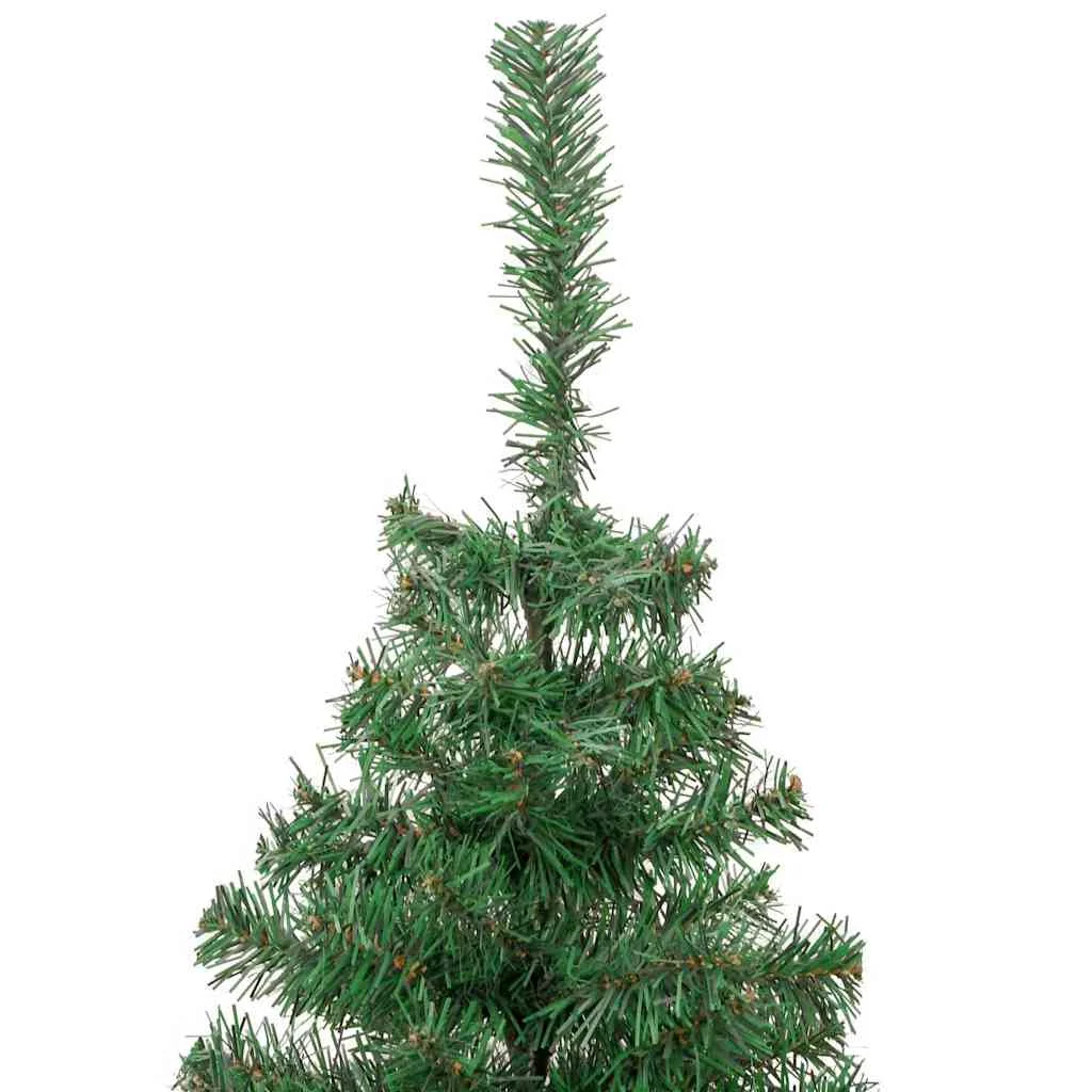 Karácsonyfa 300 LED-del állvánnyal Zöld 210 cm PVC