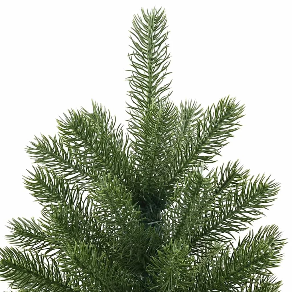 Mű karácsonyfa 300 LED-del állvánnyal Zöld 210 cm PE és PVC