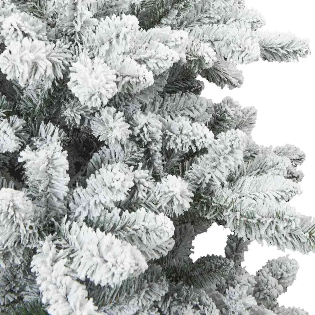 Műanyag Hajtogatós Karácsonyfa 150 LED-del Fehér 150 cm PVC