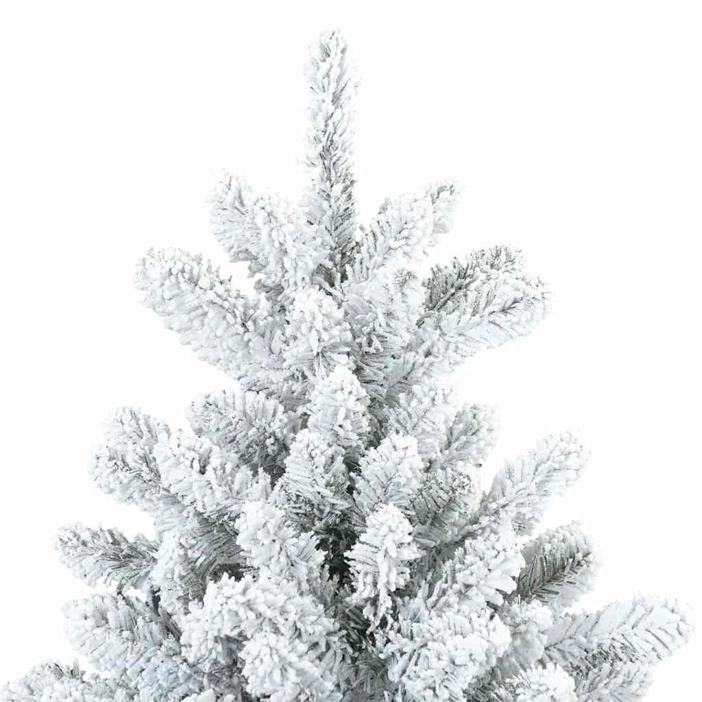 Műanyag Hajtogatós Karácsonyfa 300 LED-del Fehér 210 cm PVC