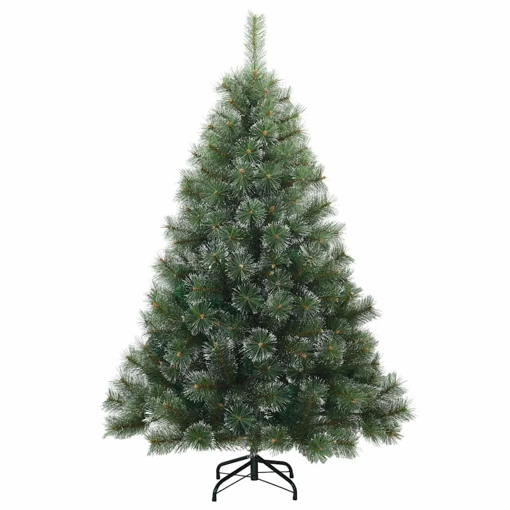 Mű karácsonyfa 150 LED-del állvánnyal Zöld 150 cm PE és PVC