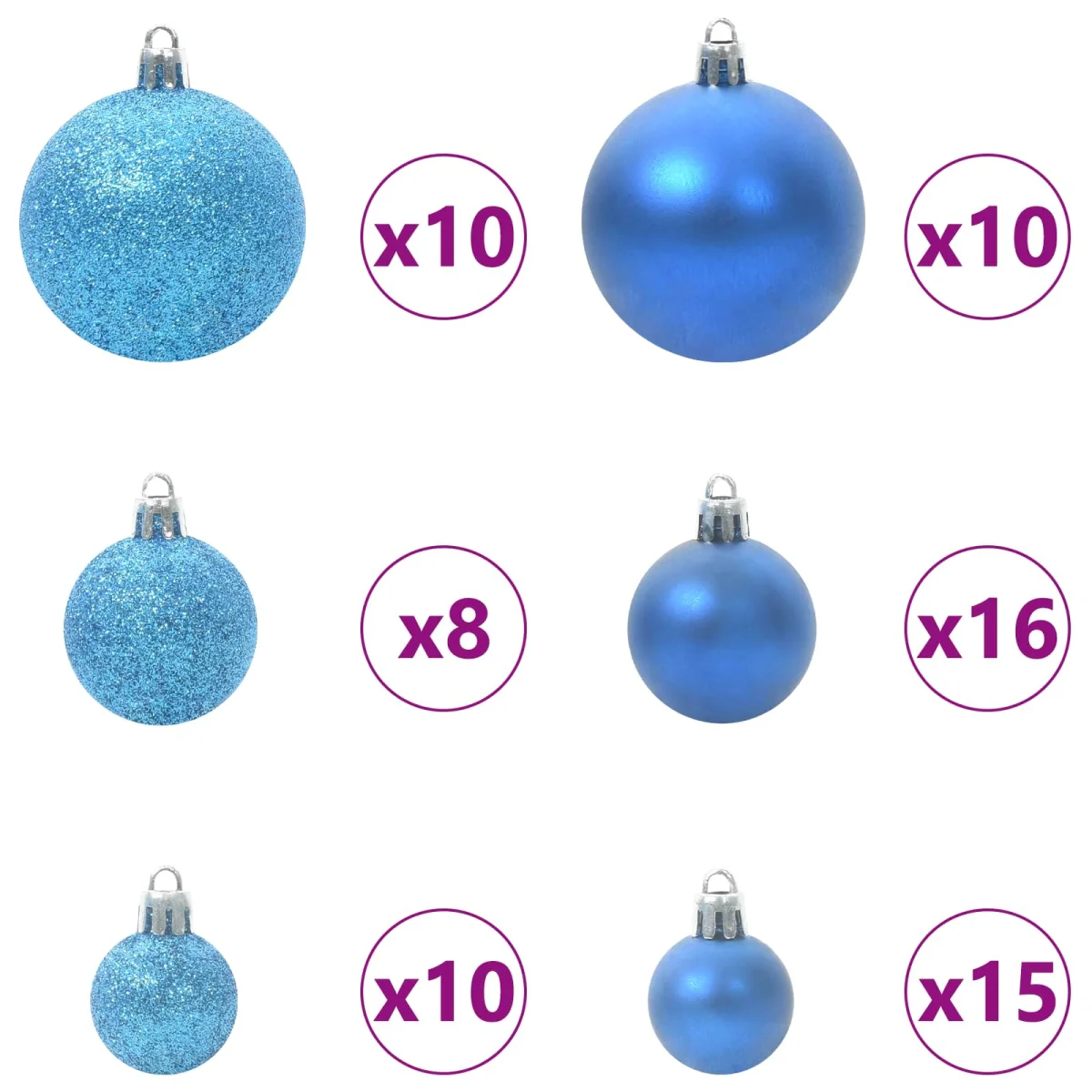 Mű karácsonyfa 300 LED-del állvánnyal Fehér 180 cm PVC és Acél