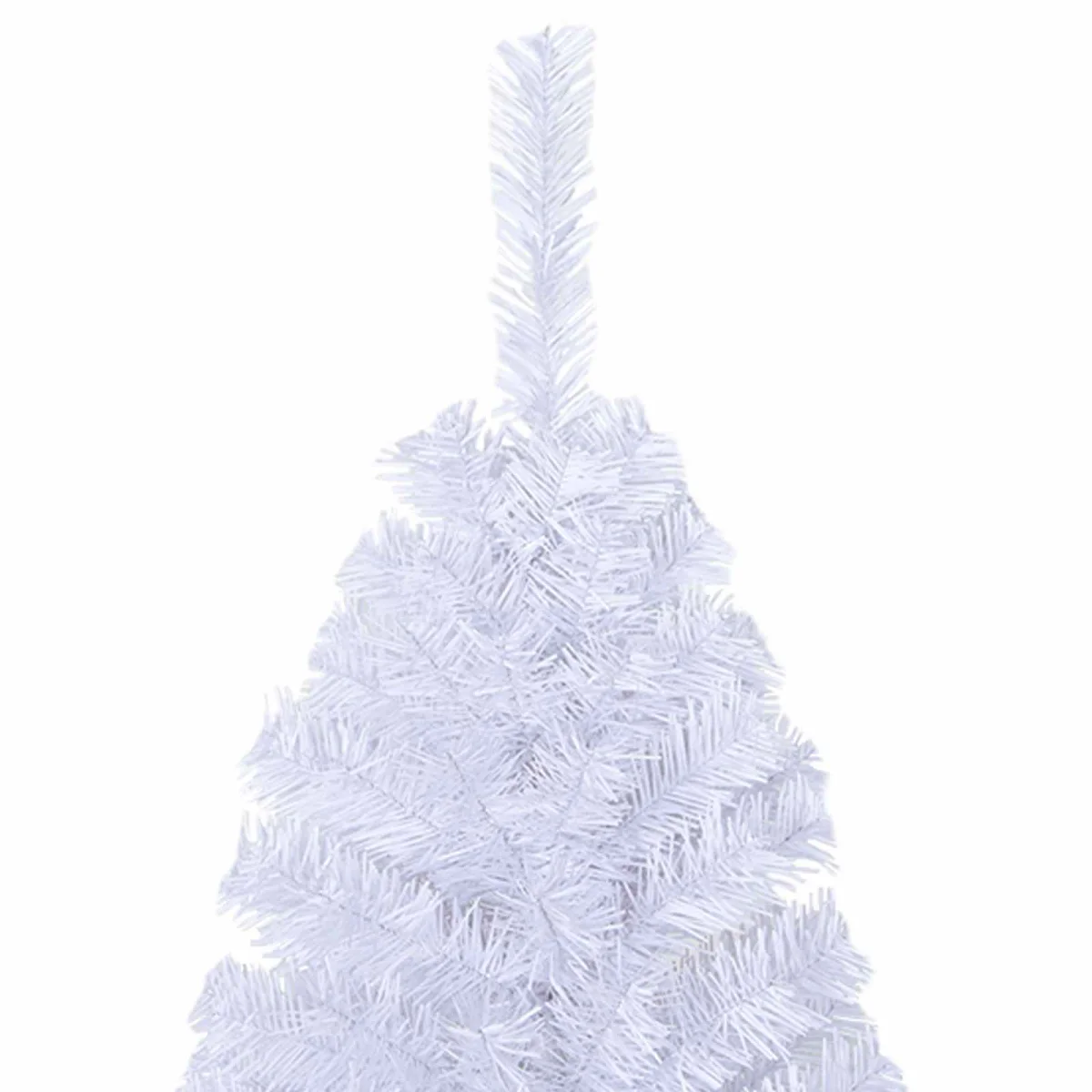 Mű karácsonyfa 300 LED-del állvánnyal Fehér 180 cm PVC és Acél