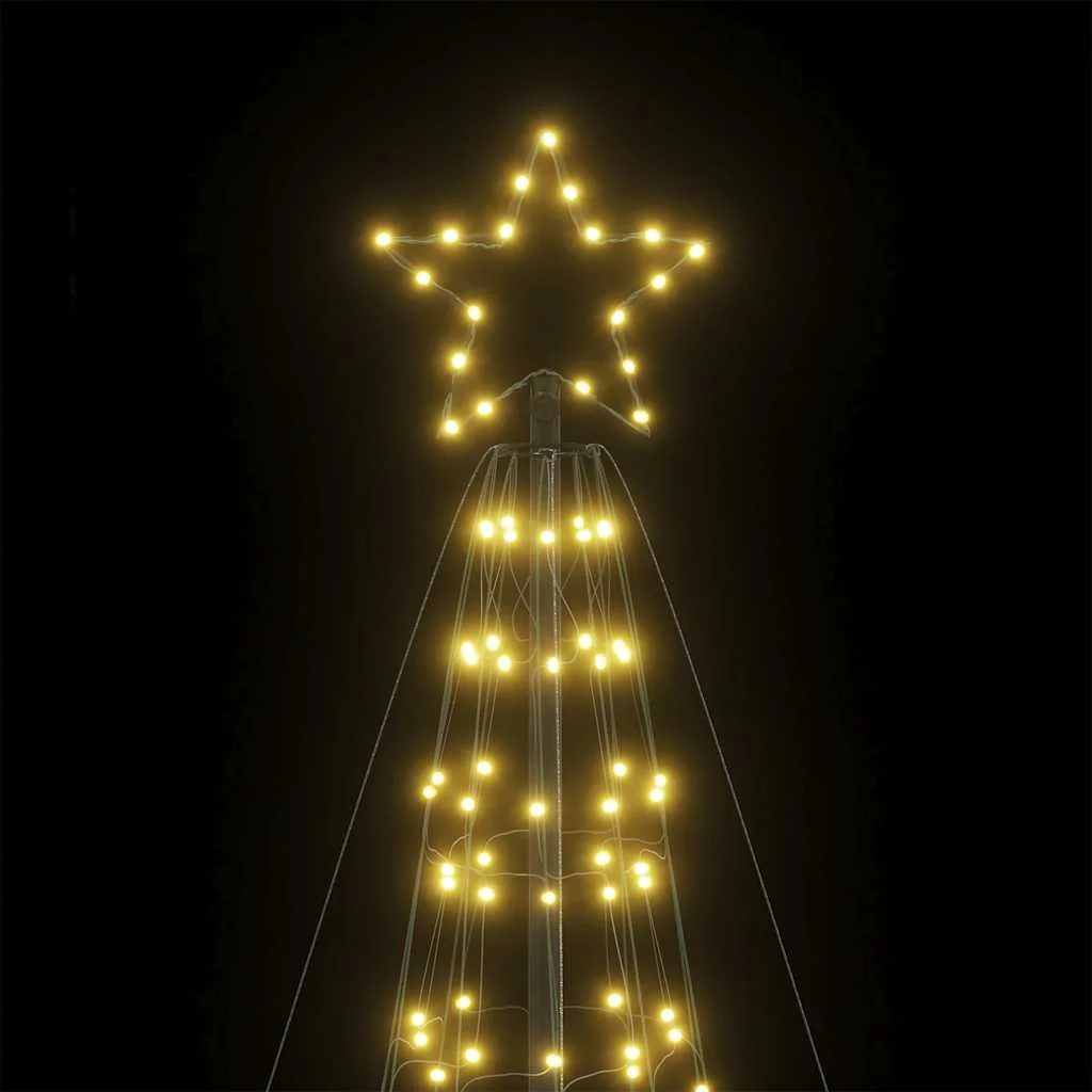 Meleg fehér LED karácsonyfa tüskékkel 1534 LED 500 cm