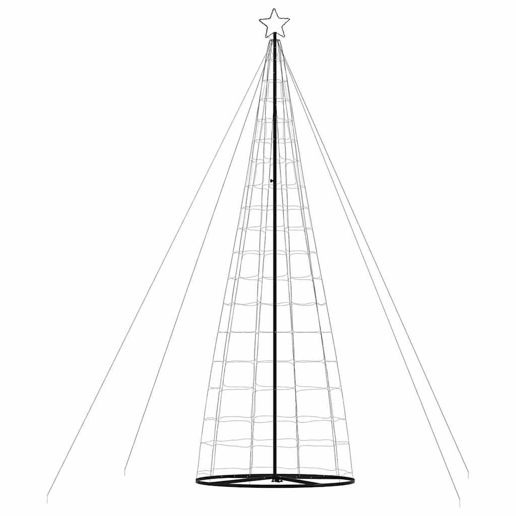 Meleg fehér karácsonyfa fénykúp 1534 LED 503 cm