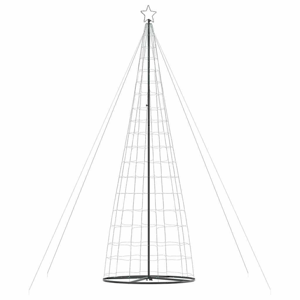 Színes karácsonyfa fénykúp 1534 LED-del 503 cm