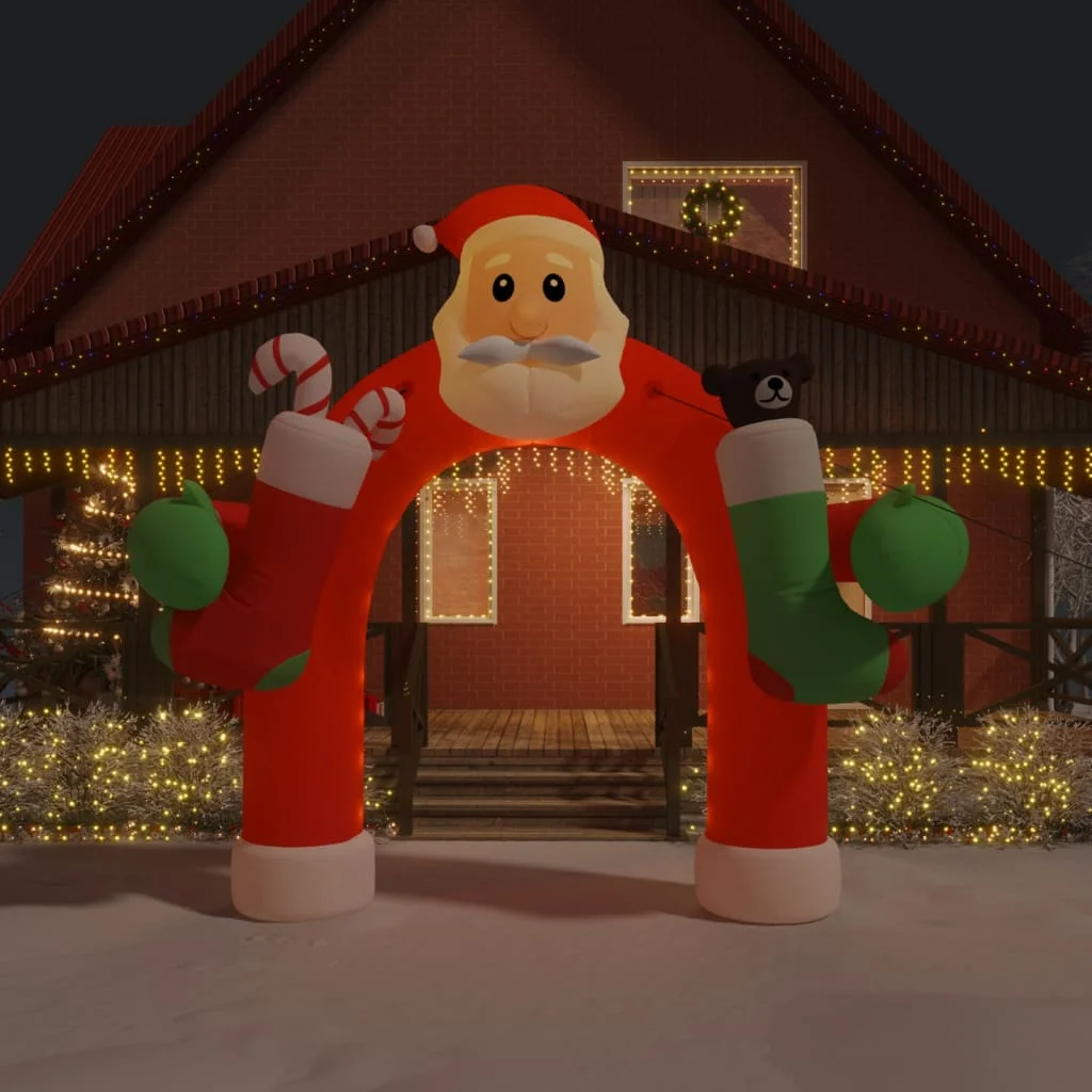 Felfújható karácsonyi boltív LED-ekkel 320 cm