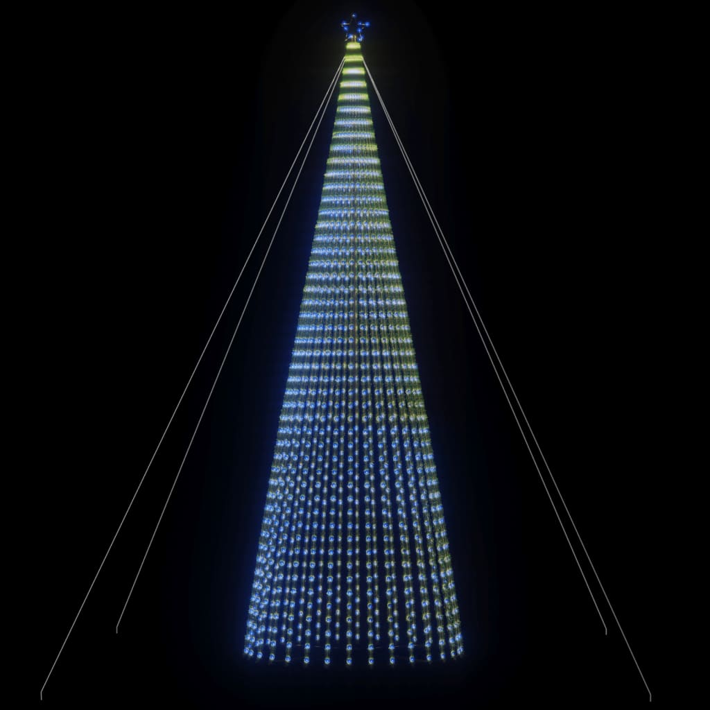 Kék karácsonyfa fénykúp 1544 LED 500 cm