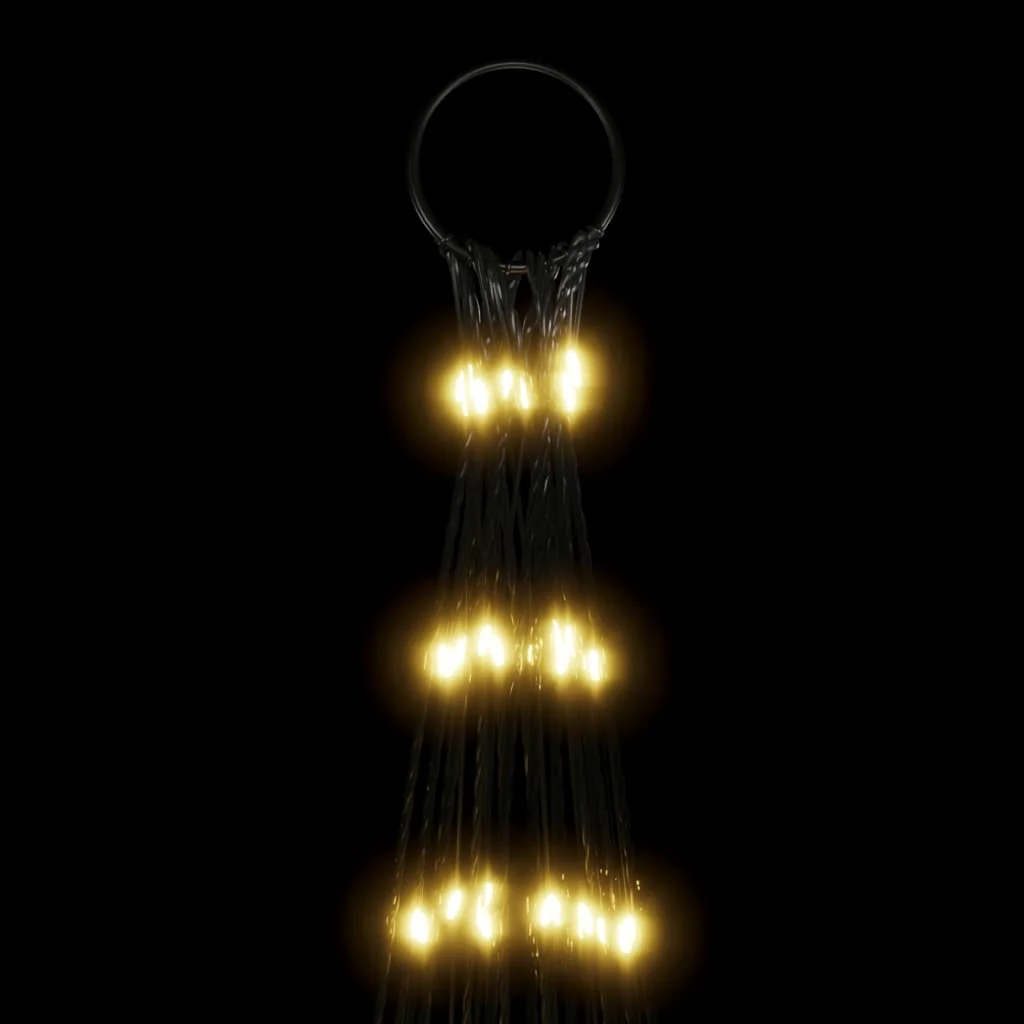 Meleg fehér LED karácsonyfa zászlórúdra 3000 LED 800 cm