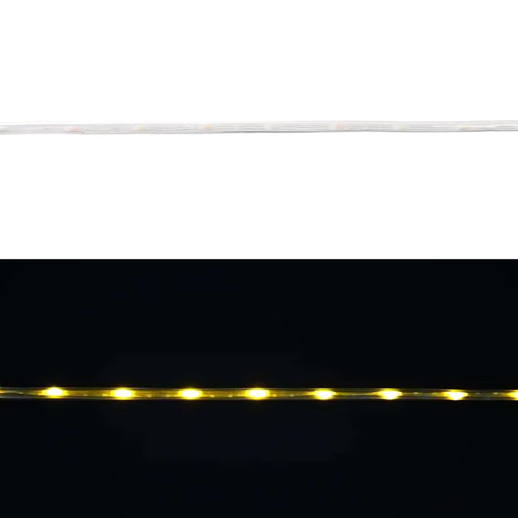 Kötél világítás 1200 LED-del Meleg fehér 50 m PVC