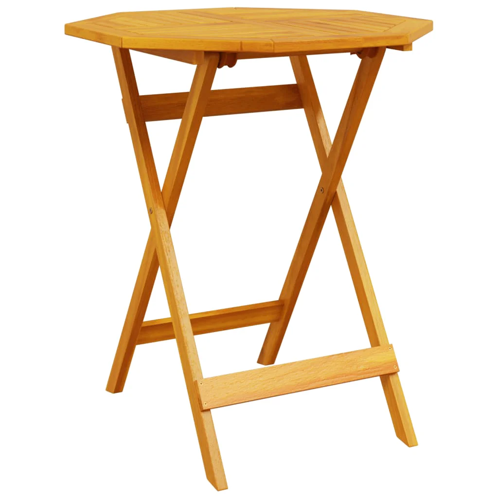 3 részes összecsukható bistró szett tömör akácfából