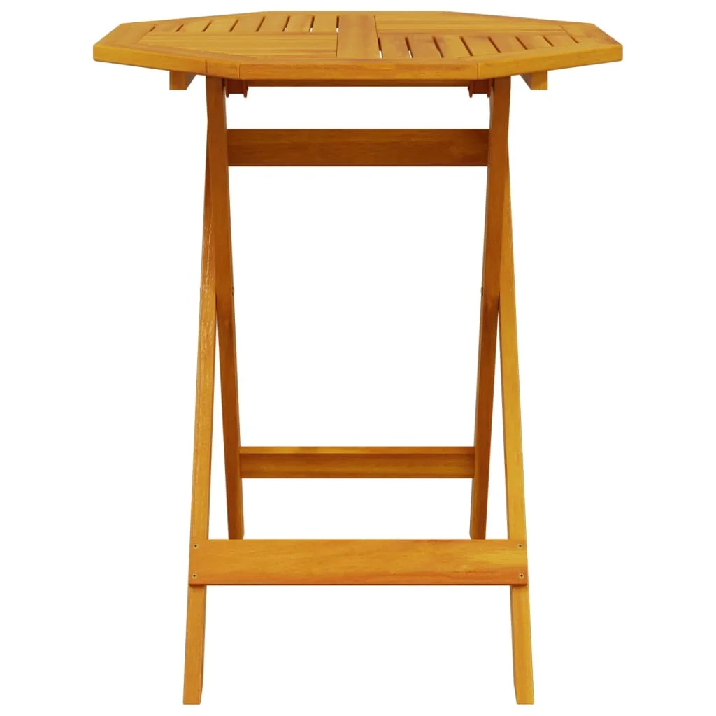 3 részes összecsukható bistró szett tömör akácfából