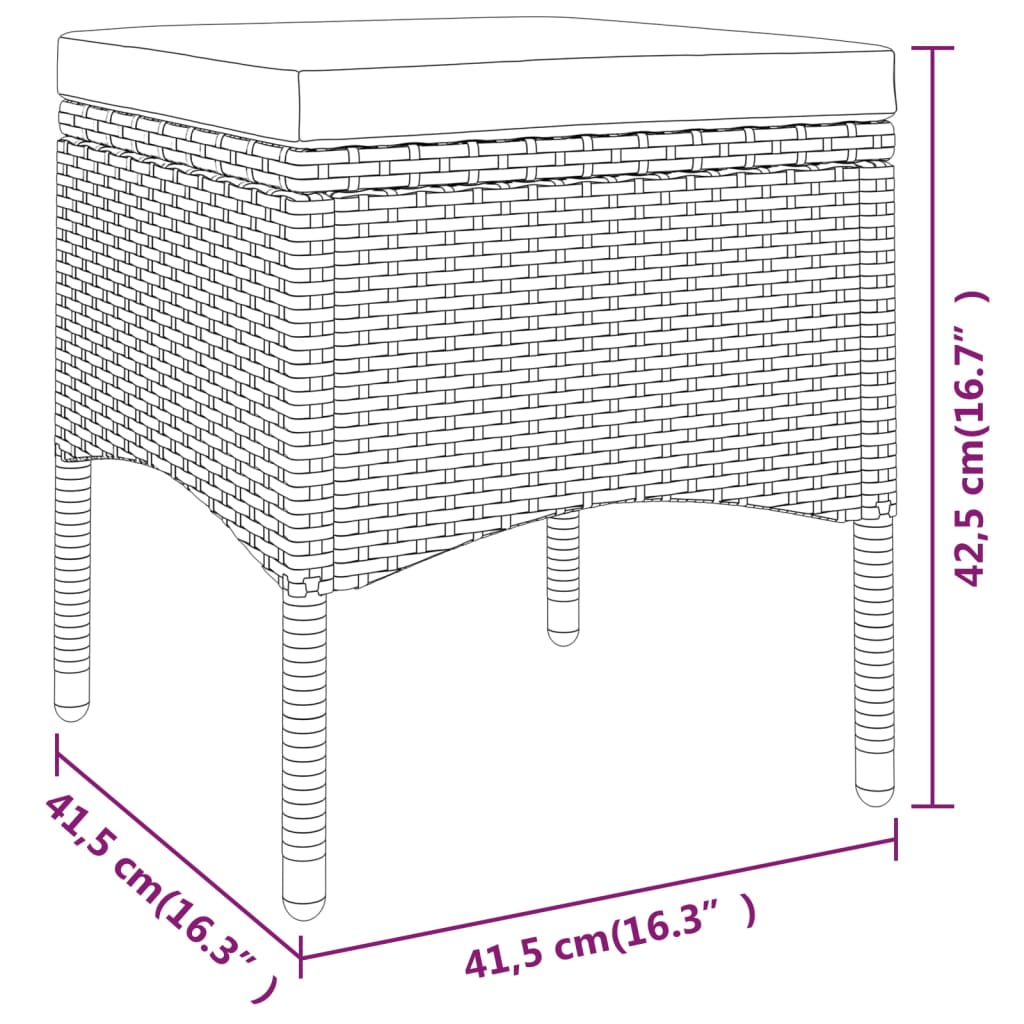 5 részes szürke polyrattan kerti ülőgarnitúra