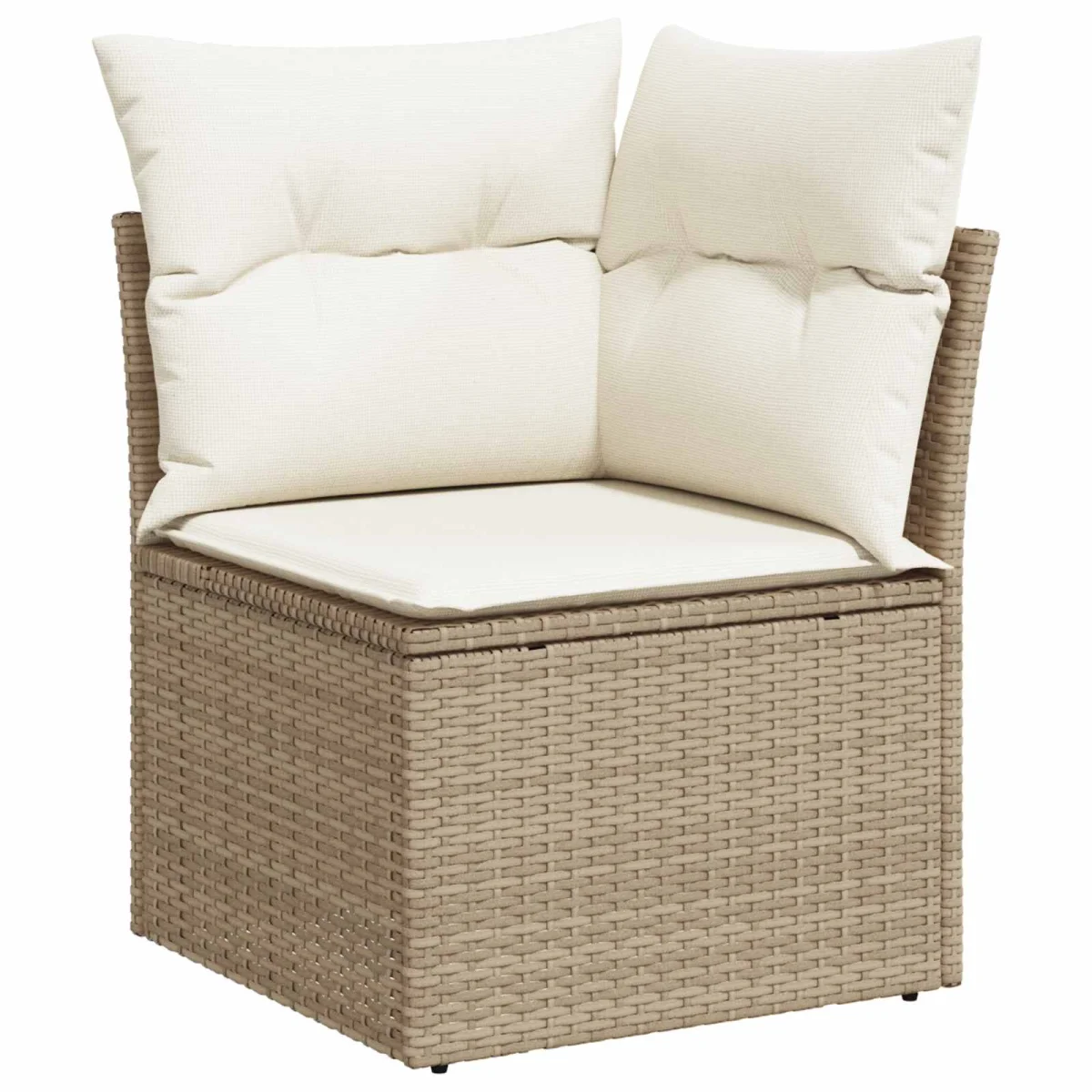 Kerti Kanapé Szett párnával 9 pcs Beige és krém