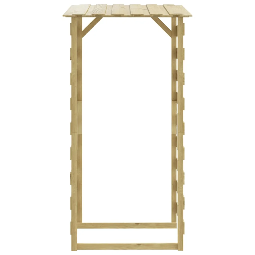 2 db impregnált fenyőfa pergola tetővel 100 x 90 x 200 cm