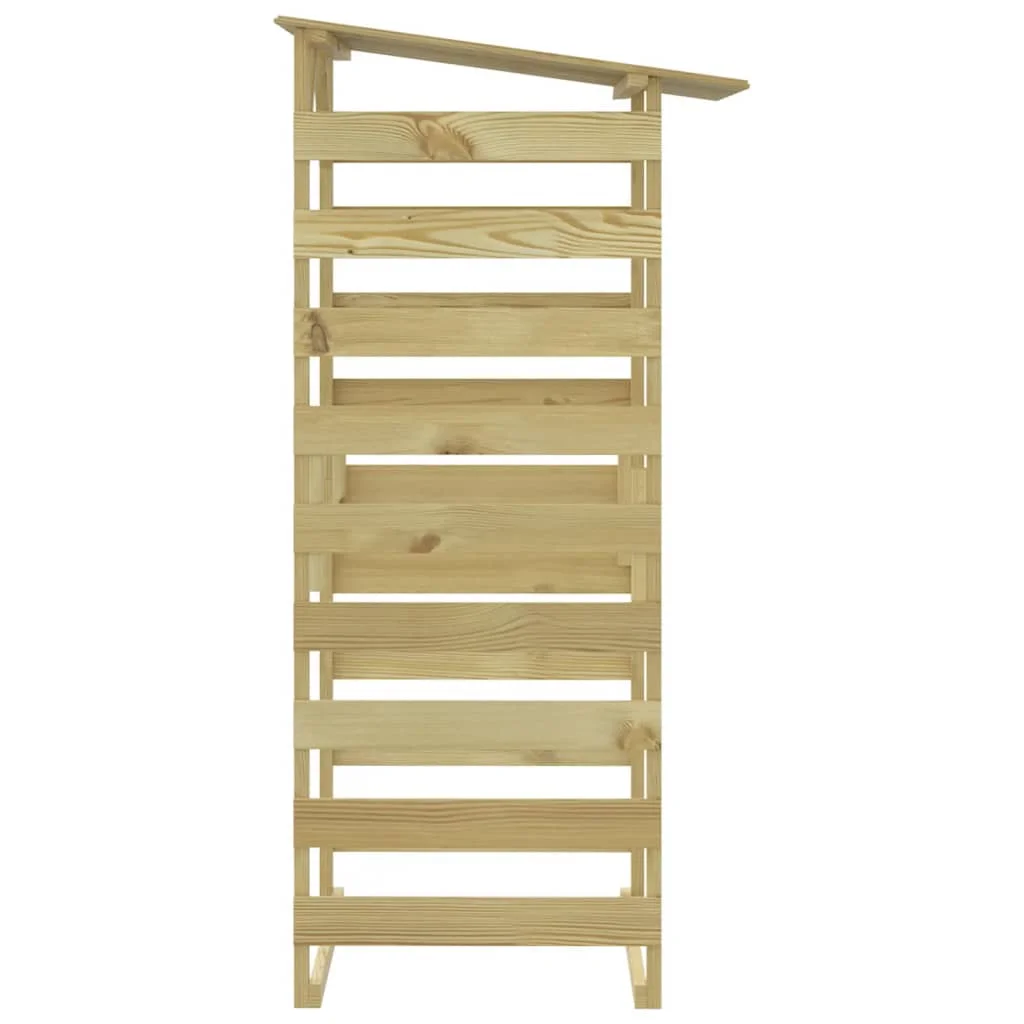 2 db impregnált fenyőfa pergola tetővel 100 x 90 x 200 cm