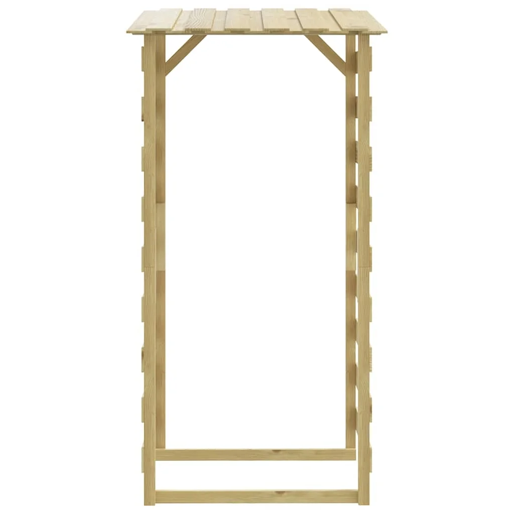 3 db impregnált fenyőfa pergola tetővel 100 x 90 x 200 cm