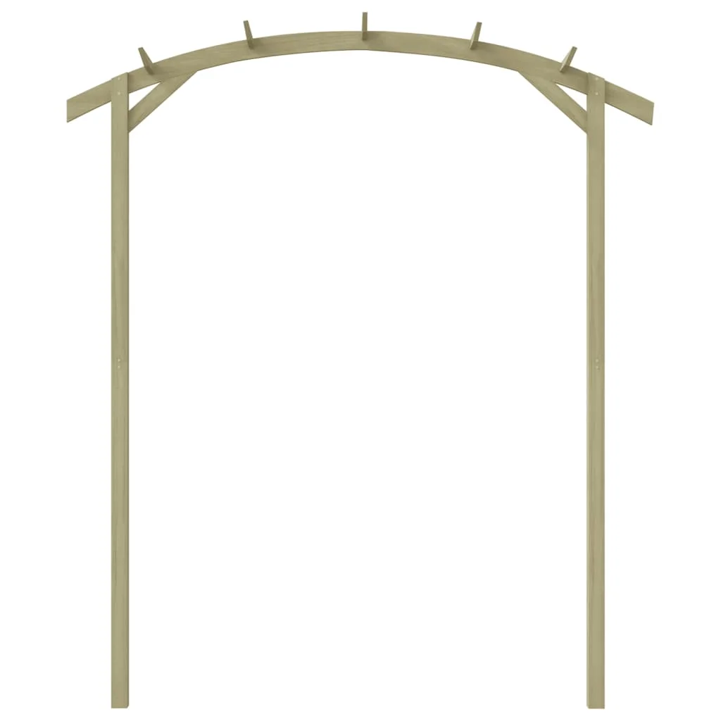 Kerti pergola impregnált fenyőfalécekből 180 x 210 x 40 cm