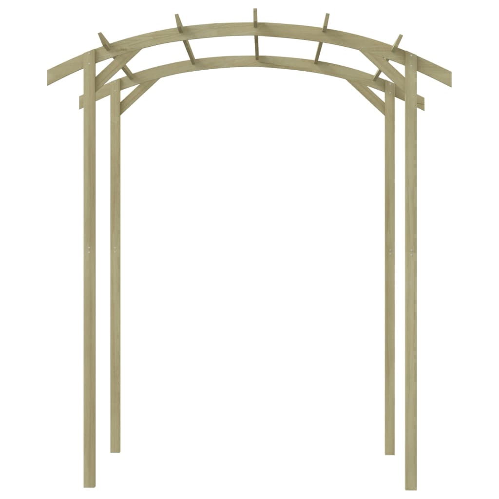 Kerti pergola impregnált fenyőfalécekből 180 x 197 x 210 cm