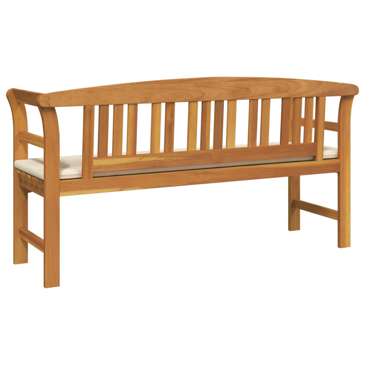 Pad Természetes Olaj Bevonat 157 x 46 x 82,5 cm Tömör Akácfa